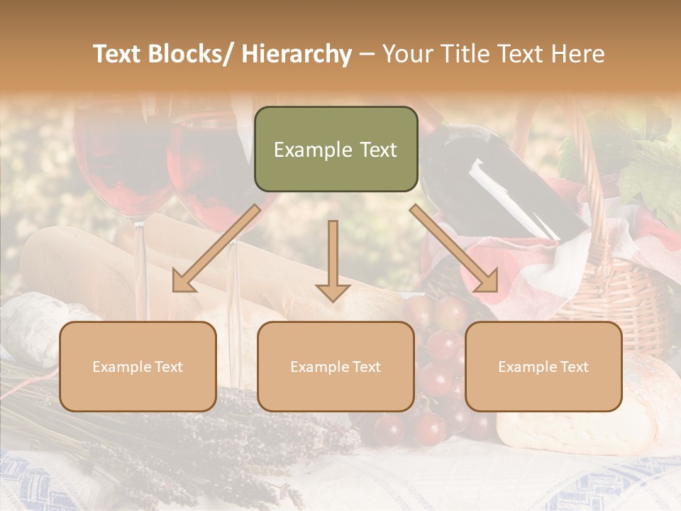 Wineglass Harvest Bottle PowerPoint Template