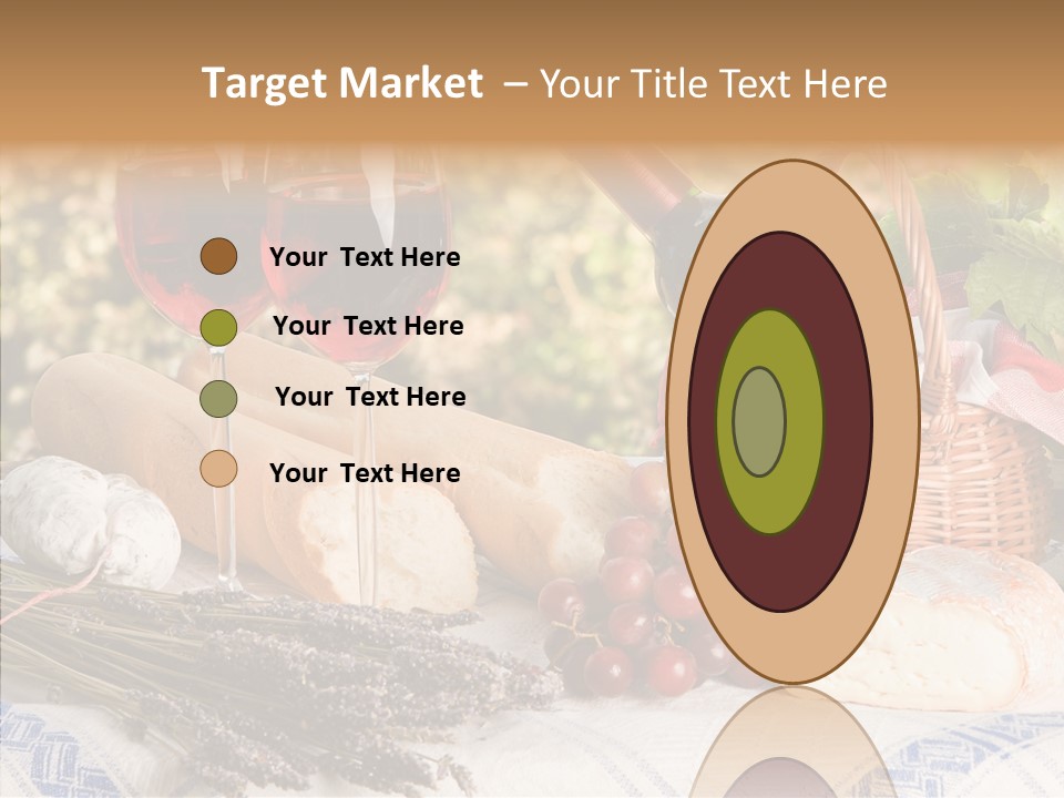 Wineglass Harvest Bottle PowerPoint Template