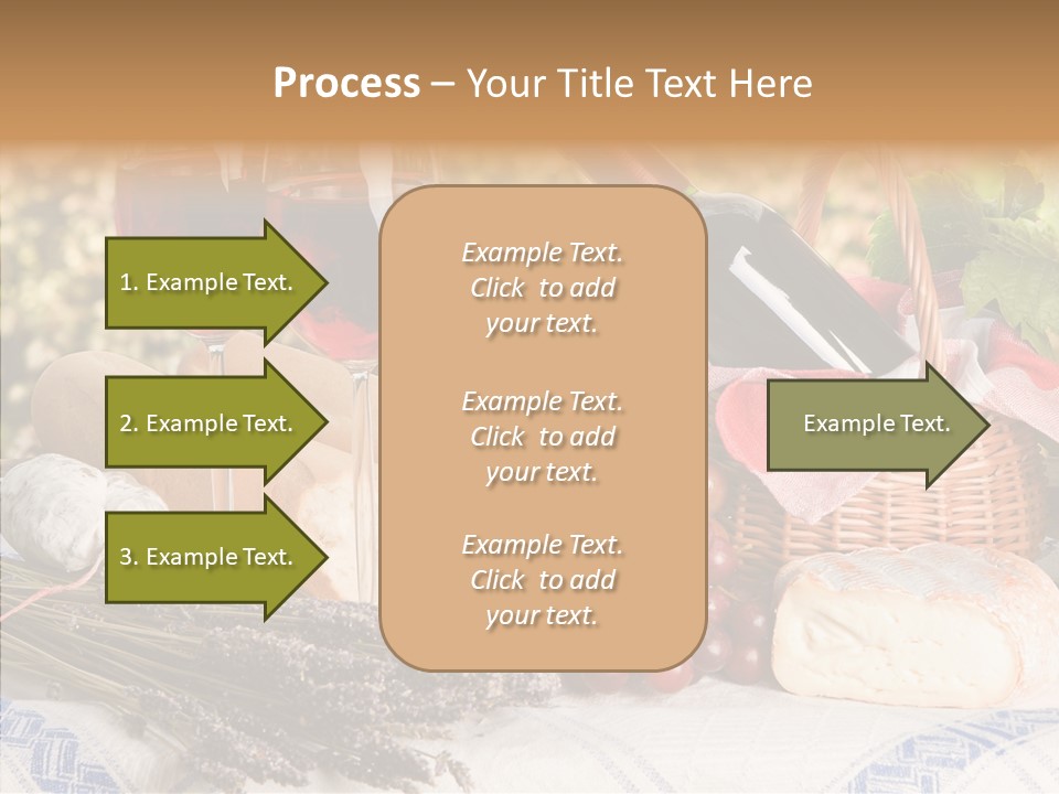 Wineglass Harvest Bottle PowerPoint Template