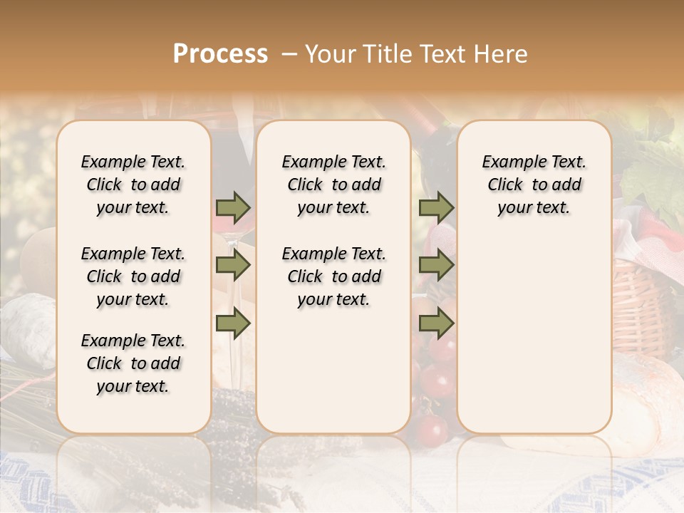 Wineglass Harvest Bottle PowerPoint Template