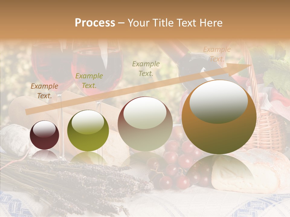 Wineglass Harvest Bottle PowerPoint Template