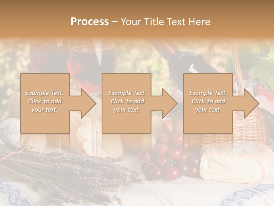 Wineglass Harvest Bottle PowerPoint Template
