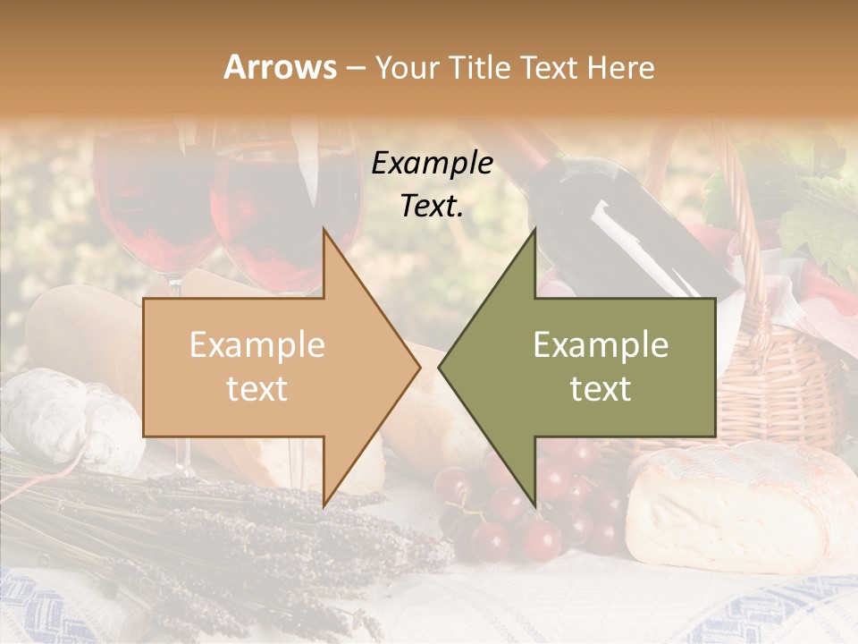 Wineglass Harvest Bottle PowerPoint Template