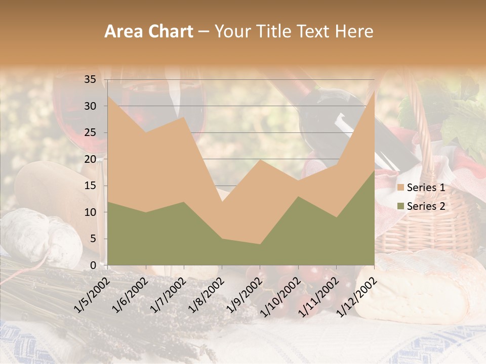 Wineglass Harvest Bottle PowerPoint Template