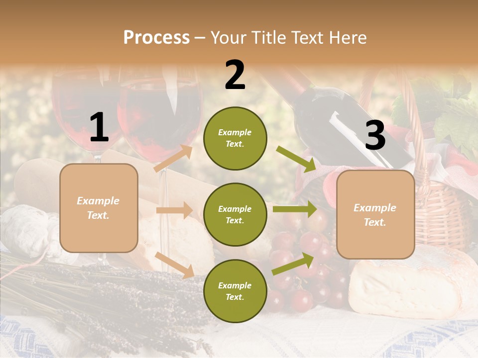 Wineglass Harvest Bottle PowerPoint Template