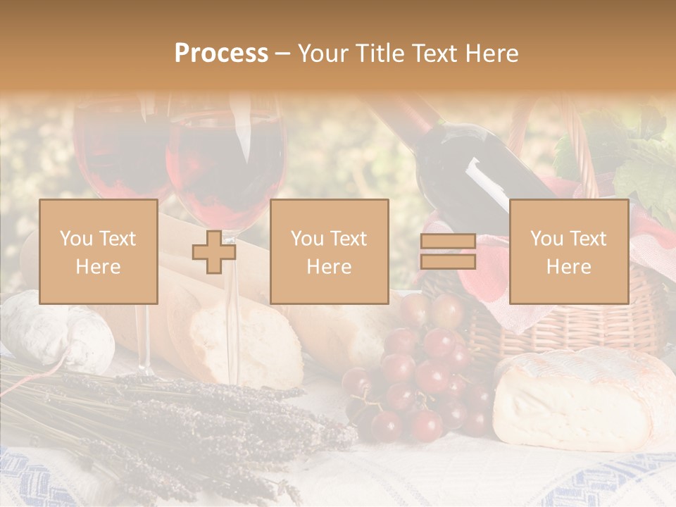 Wineglass Harvest Bottle PowerPoint Template