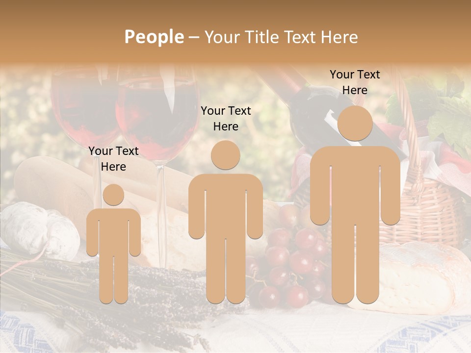 Wineglass Harvest Bottle PowerPoint Template