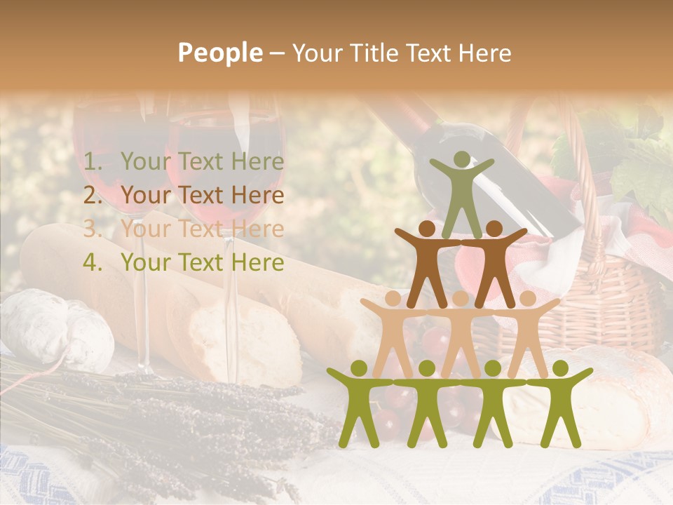 Wineglass Harvest Bottle PowerPoint Template