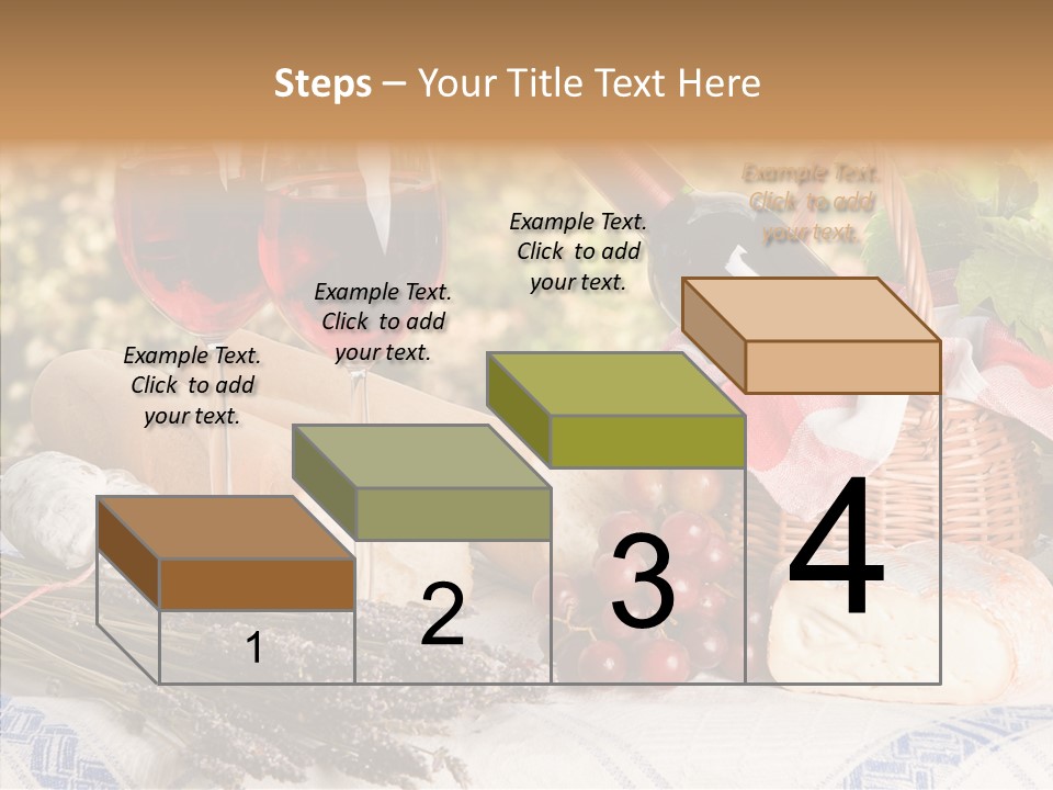 Wineglass Harvest Bottle PowerPoint Template