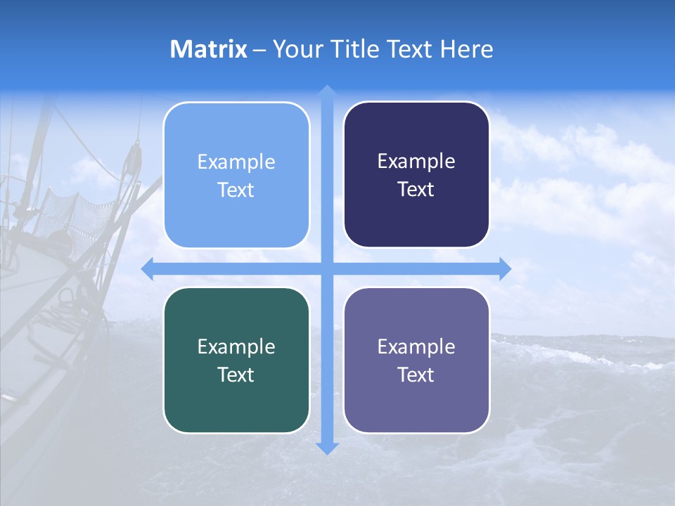 Beauty Harbor Mast PowerPoint Template