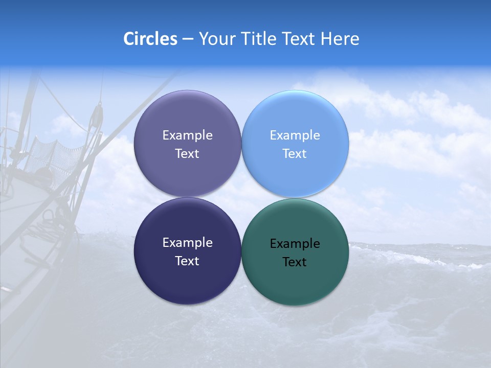 Beauty Harbor Mast PowerPoint Template