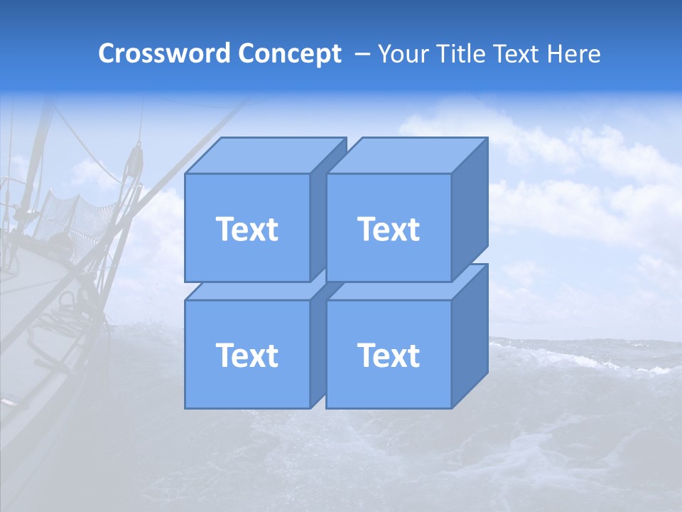 Beauty Harbor Mast PowerPoint Template
