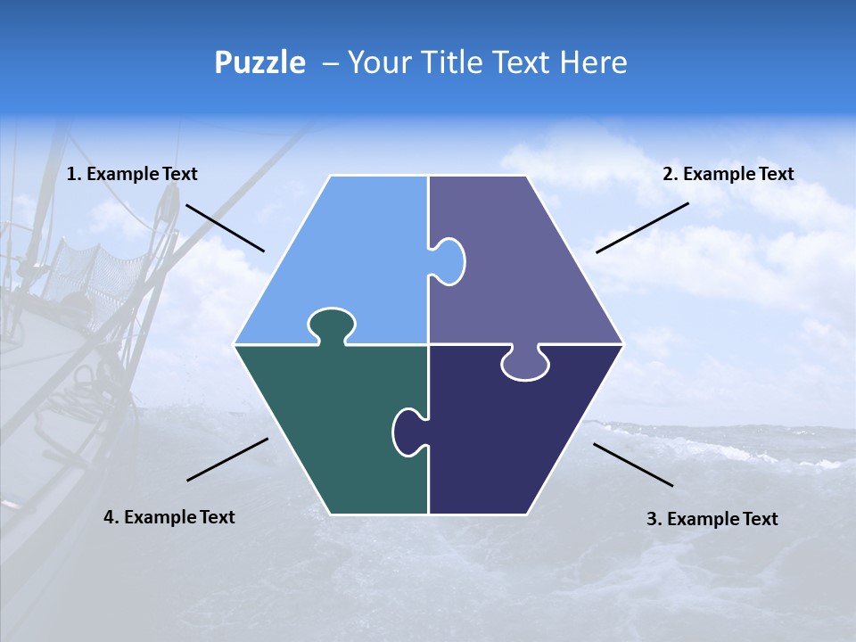 Beauty Harbor Mast PowerPoint Template