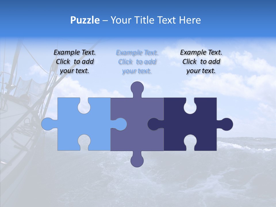 Beauty Harbor Mast PowerPoint Template