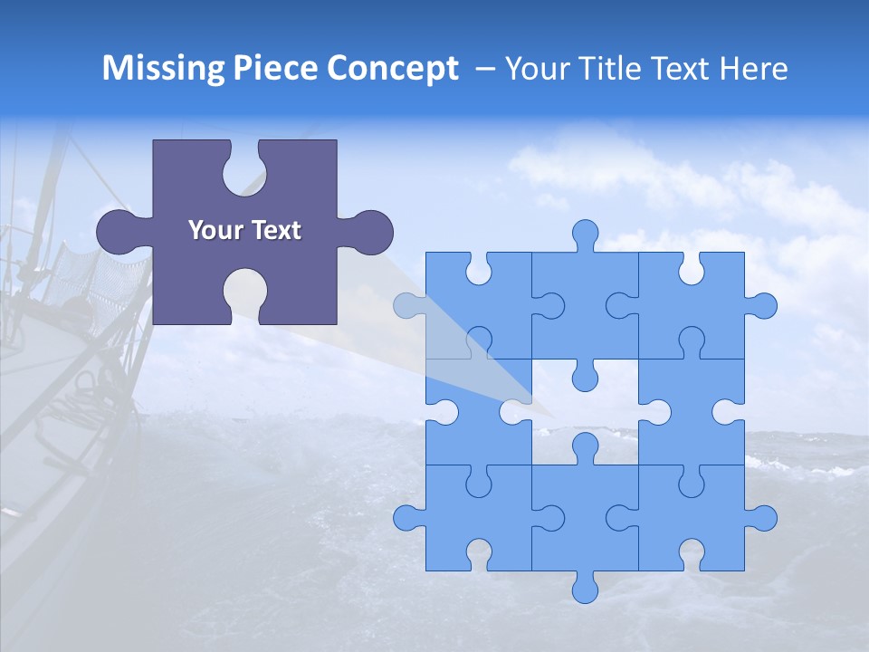 Beauty Harbor Mast PowerPoint Template