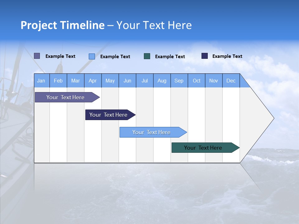 Beauty Harbor Mast PowerPoint Template