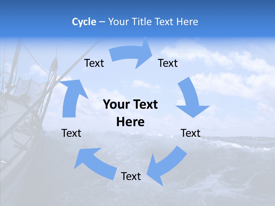 Beauty Harbor Mast PowerPoint Template