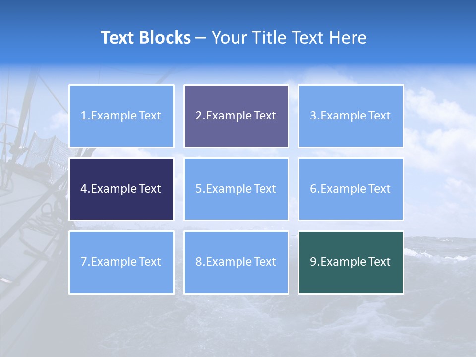 Beauty Harbor Mast PowerPoint Template