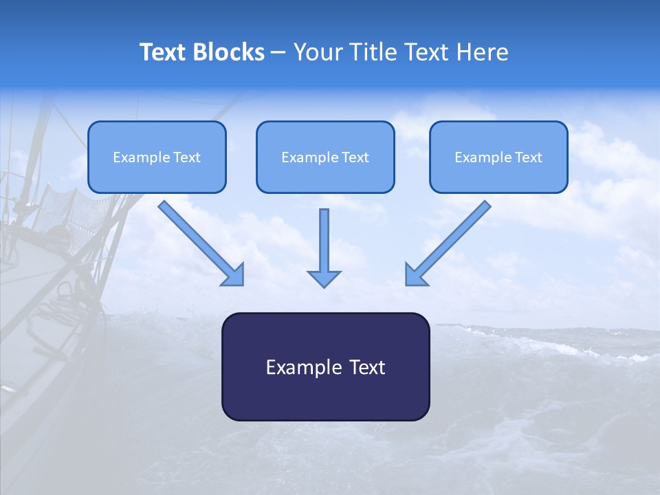 Beauty Harbor Mast PowerPoint Template