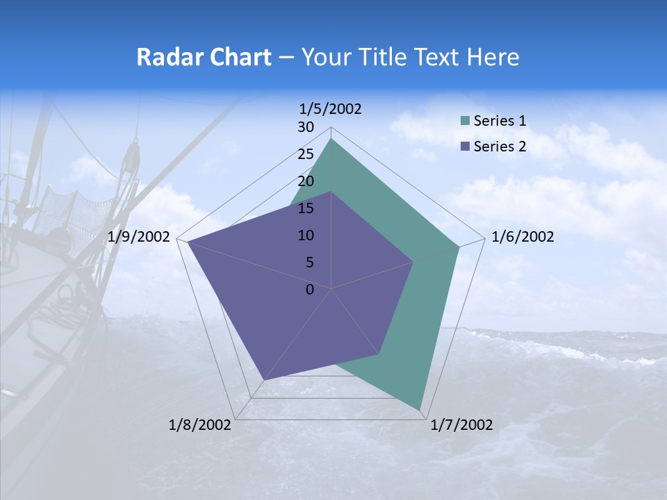 Beauty Harbor Mast PowerPoint Template