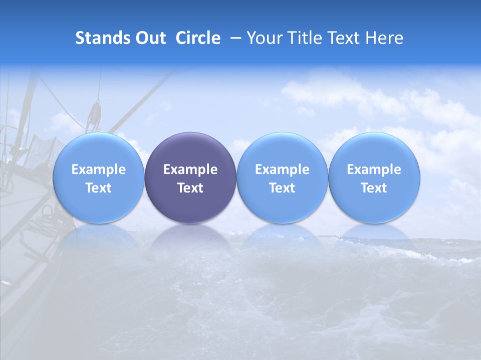 Beauty Harbor Mast PowerPoint Template