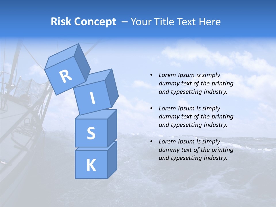 Beauty Harbor Mast PowerPoint Template