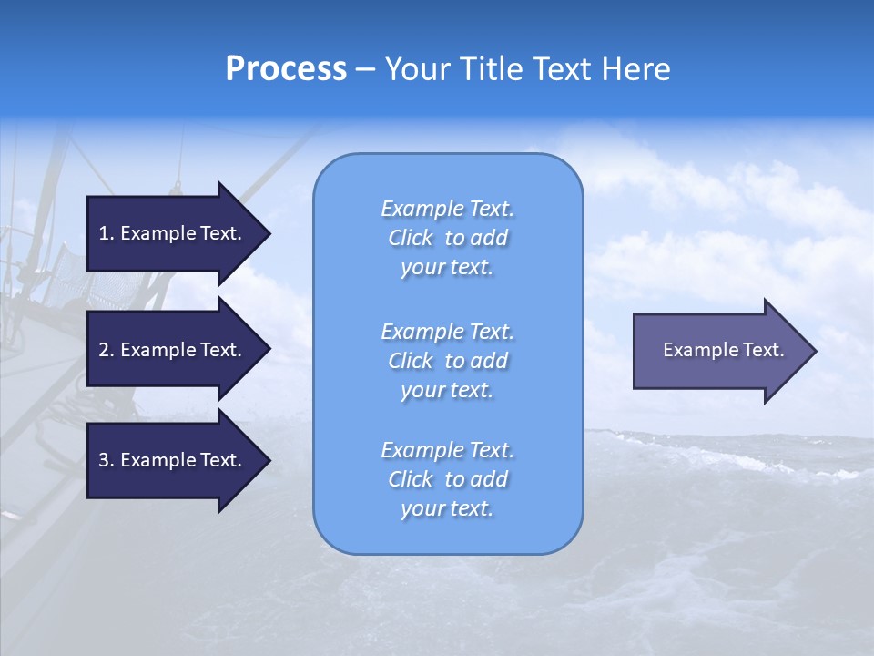 Beauty Harbor Mast PowerPoint Template
