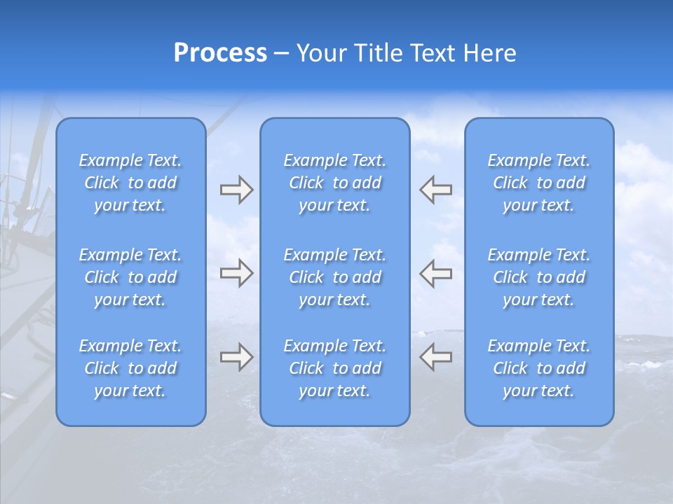 Beauty Harbor Mast PowerPoint Template