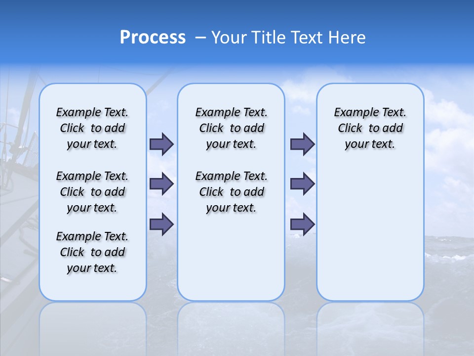 Beauty Harbor Mast PowerPoint Template