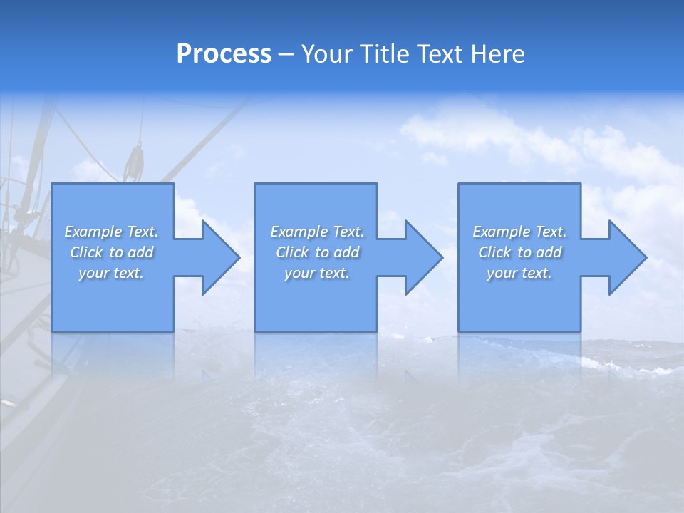 Beauty Harbor Mast PowerPoint Template