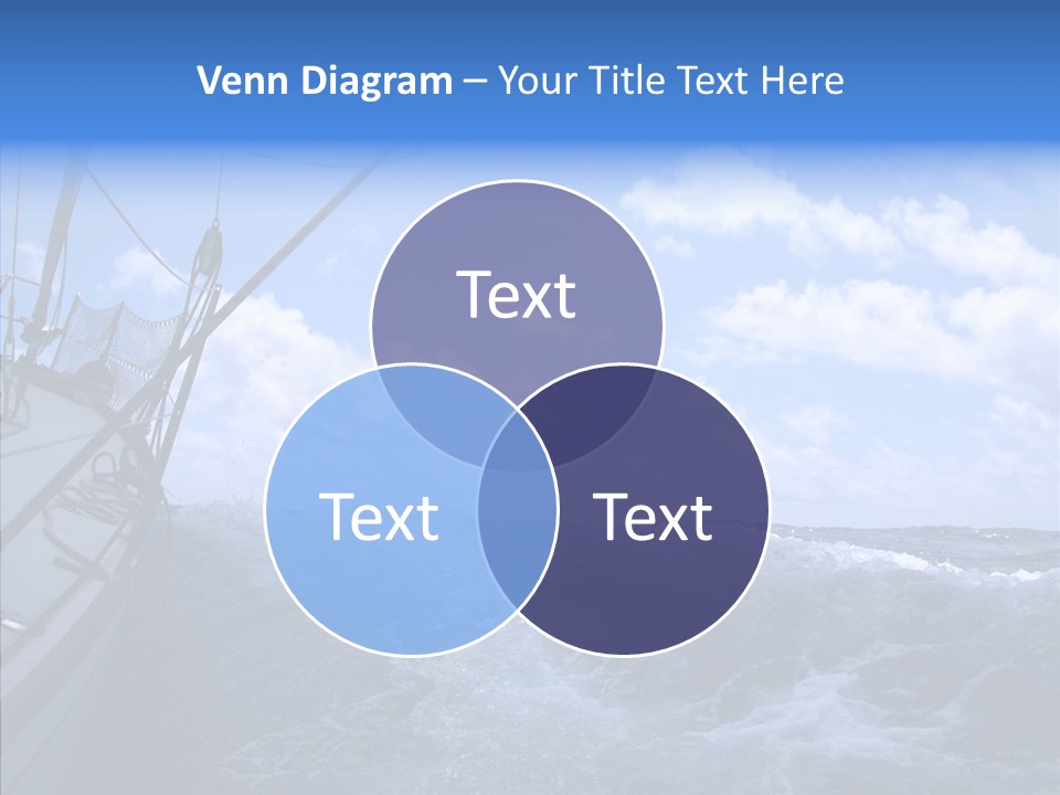 Beauty Harbor Mast PowerPoint Template