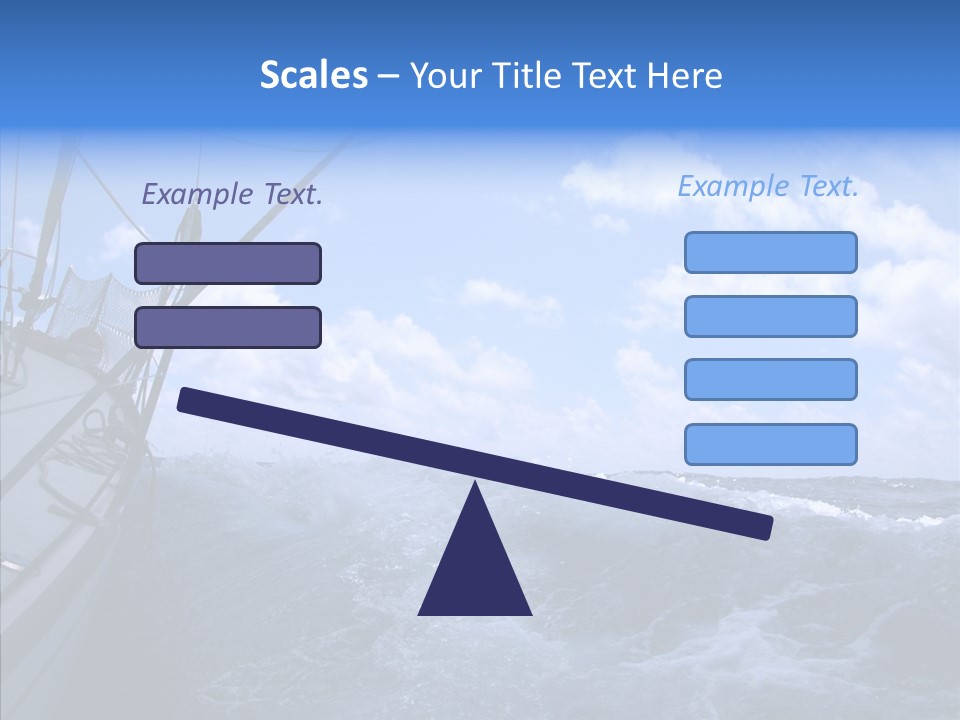 Beauty Harbor Mast PowerPoint Template