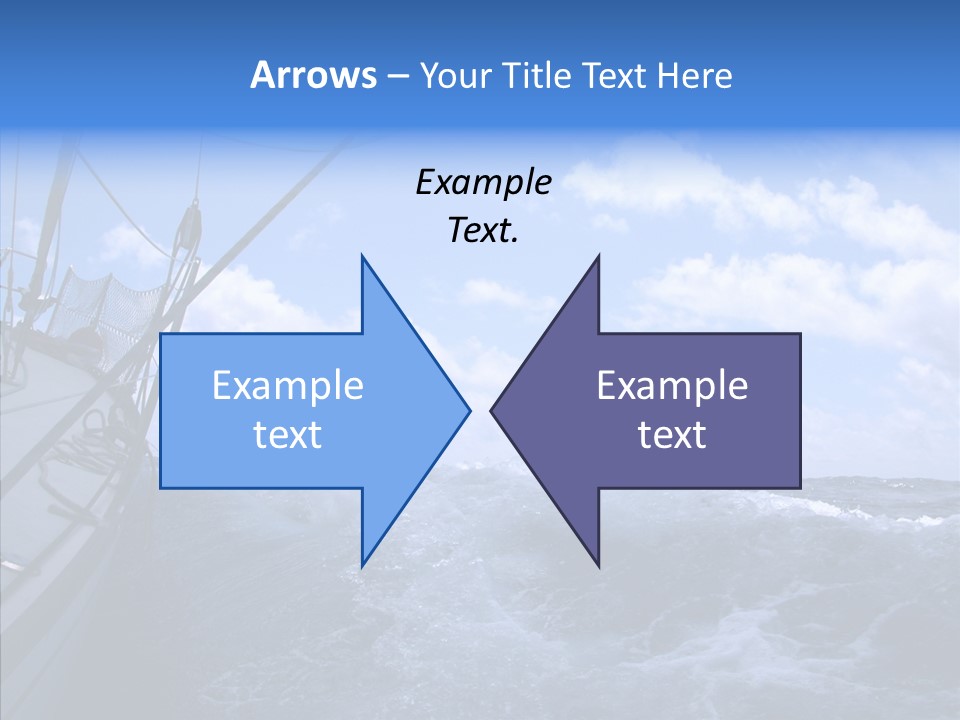 Beauty Harbor Mast PowerPoint Template