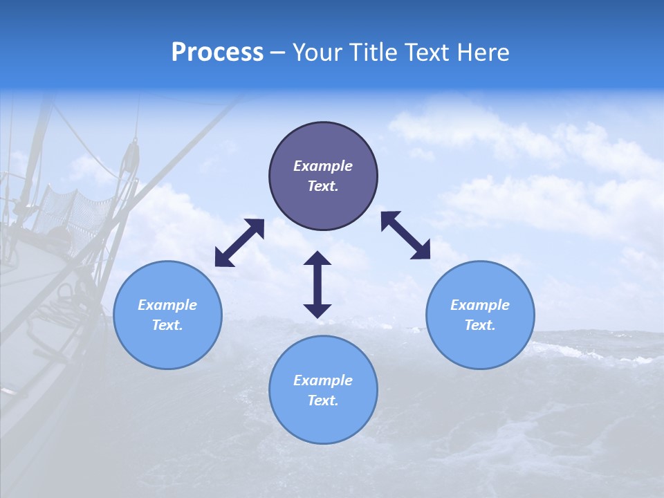 Beauty Harbor Mast PowerPoint Template