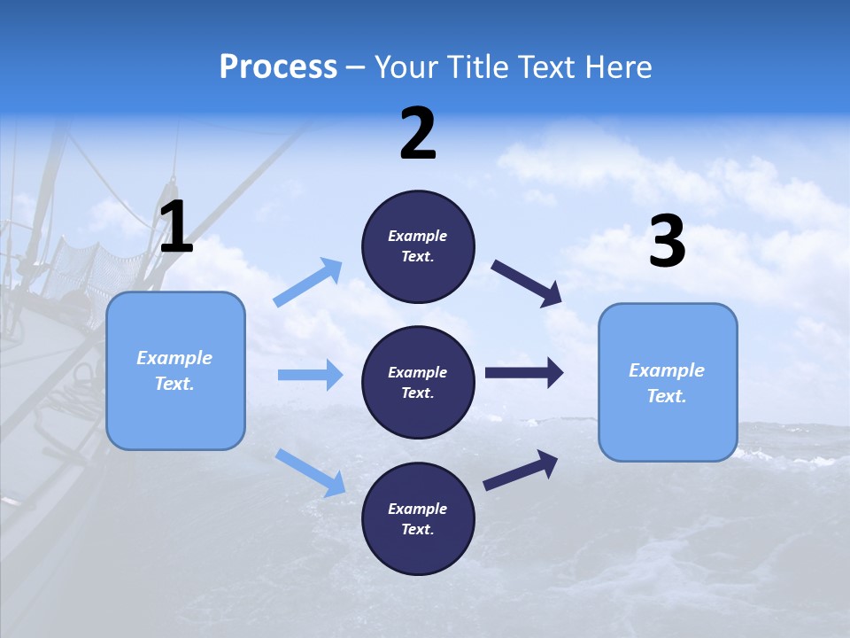 Beauty Harbor Mast PowerPoint Template
