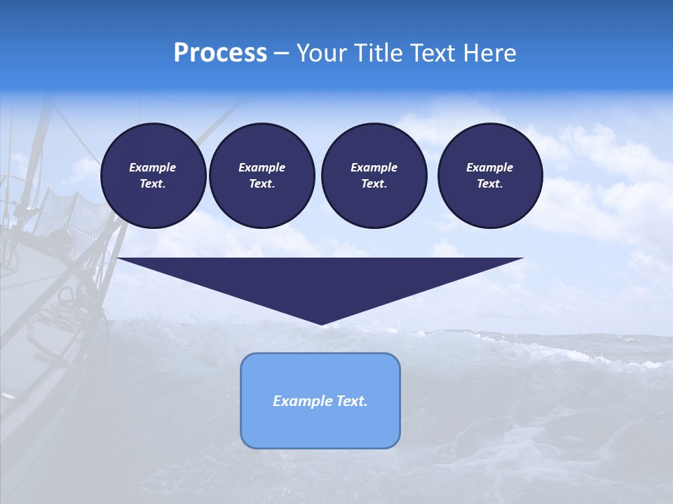 Beauty Harbor Mast PowerPoint Template