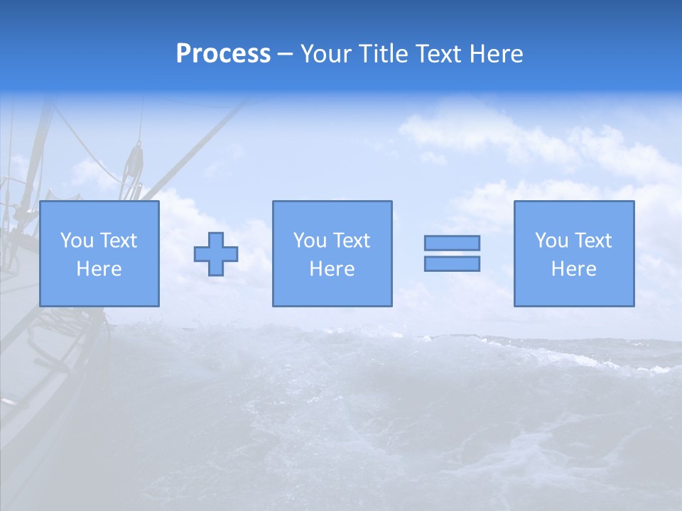 Beauty Harbor Mast PowerPoint Template