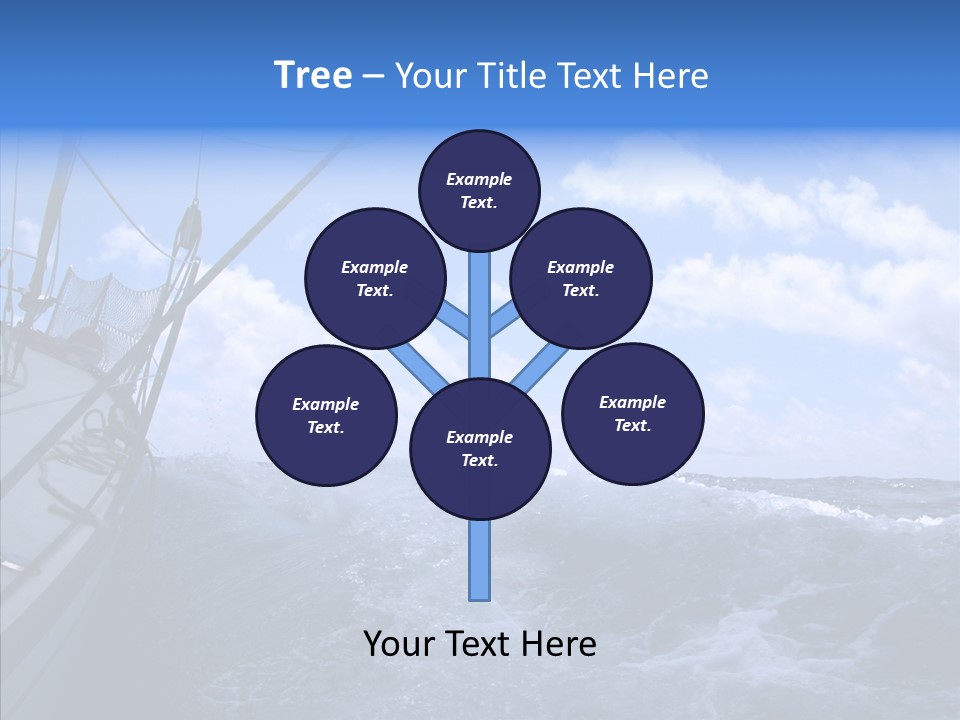 Beauty Harbor Mast PowerPoint Template