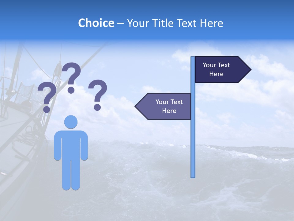 Beauty Harbor Mast PowerPoint Template