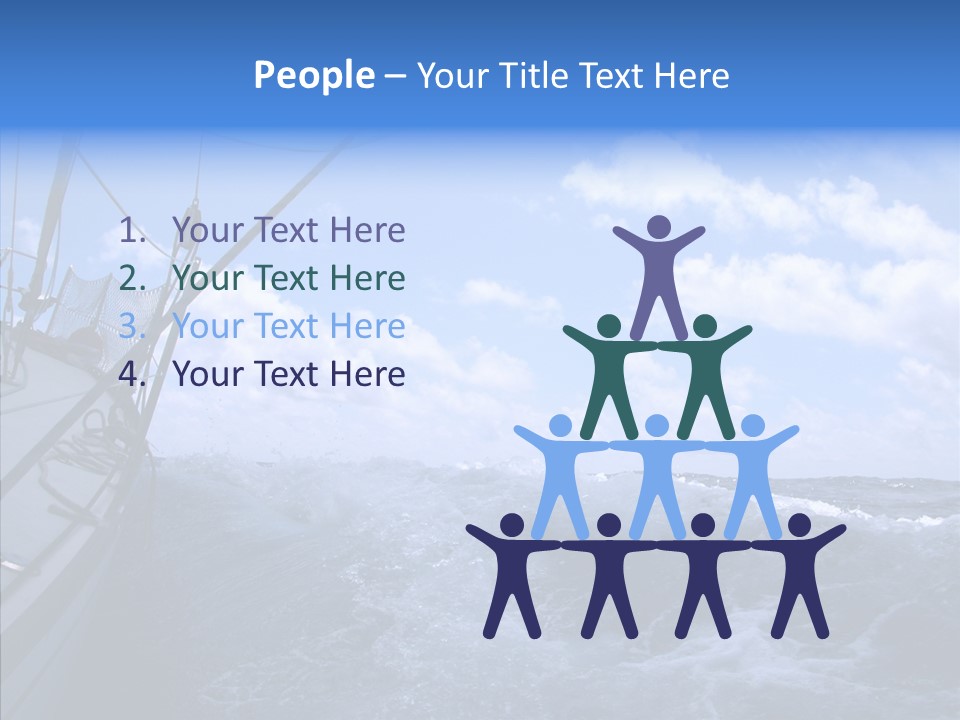 Beauty Harbor Mast PowerPoint Template