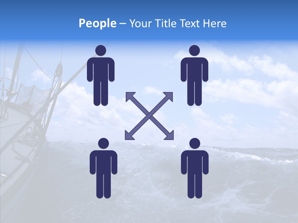 Beauty Harbor Mast PowerPoint Template