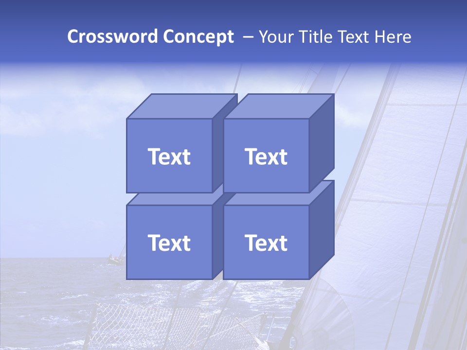 Trot Winch Sail PowerPoint Template