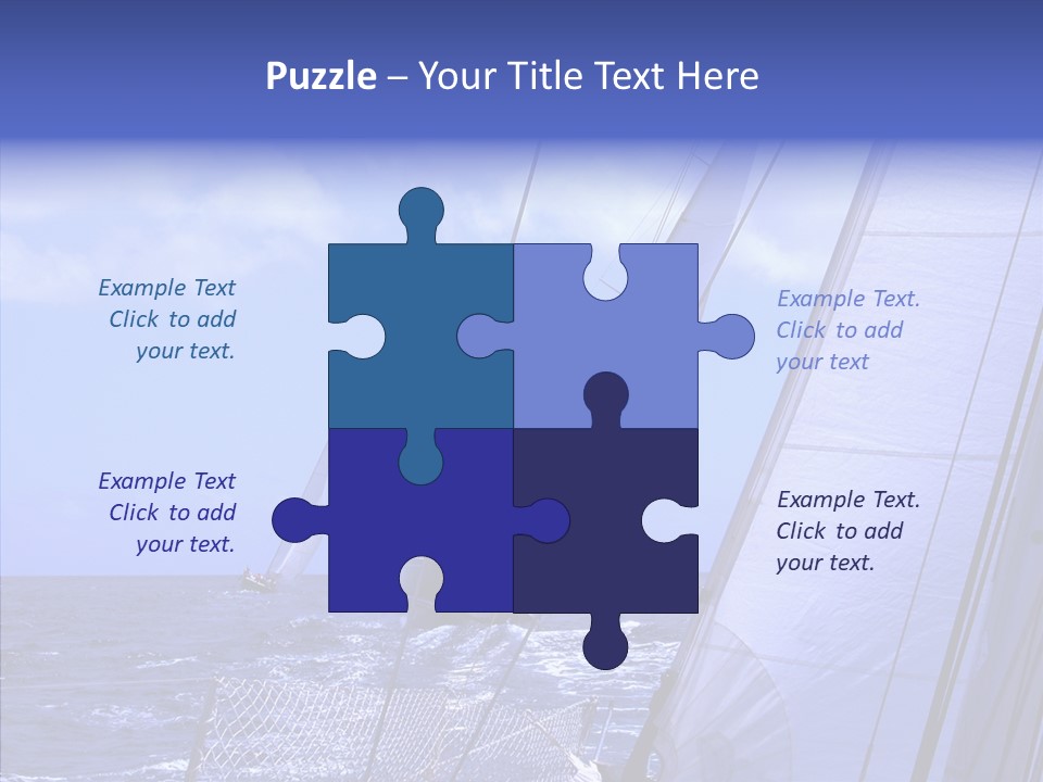 Trot Winch Sail PowerPoint Template