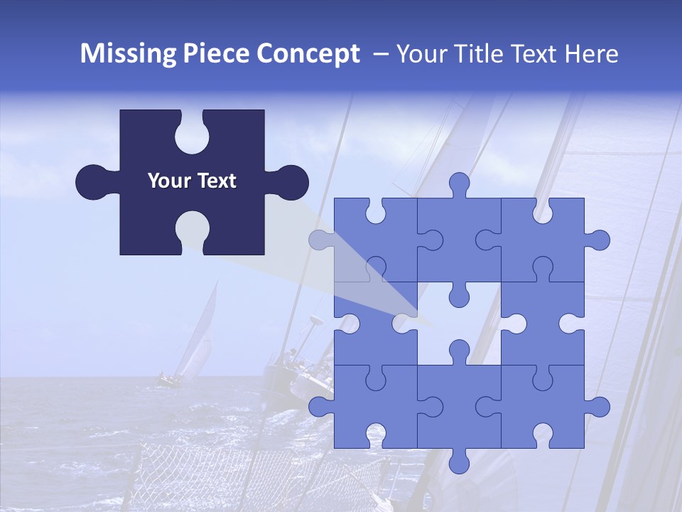 Trot Winch Sail PowerPoint Template