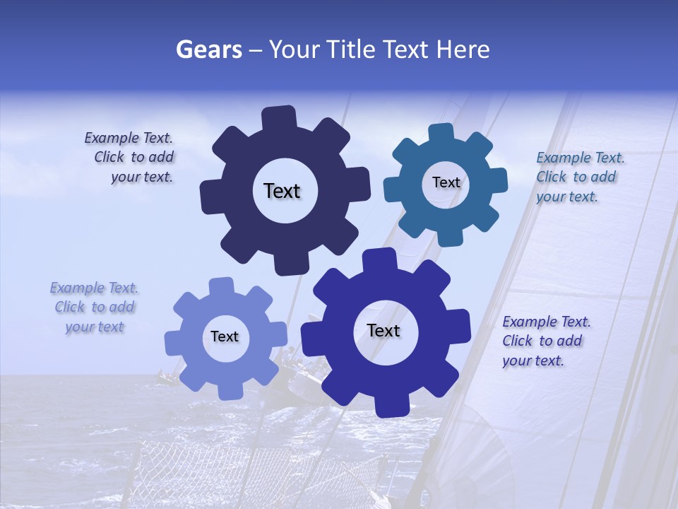 Trot Winch Sail PowerPoint Template