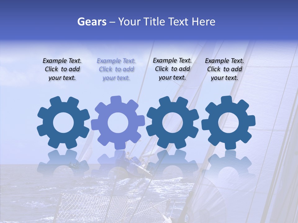 Trot Winch Sail PowerPoint Template