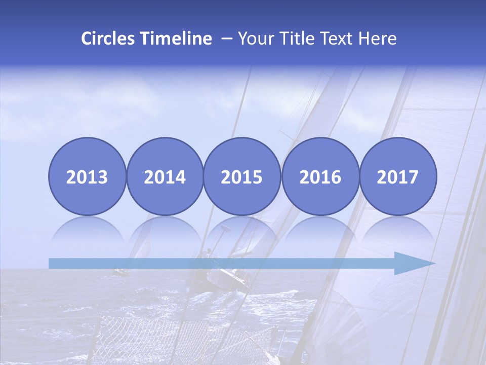 Trot Winch Sail PowerPoint Template