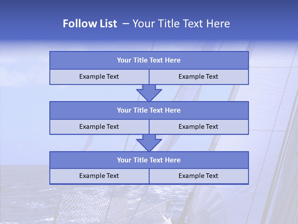 Trot Winch Sail PowerPoint Template
