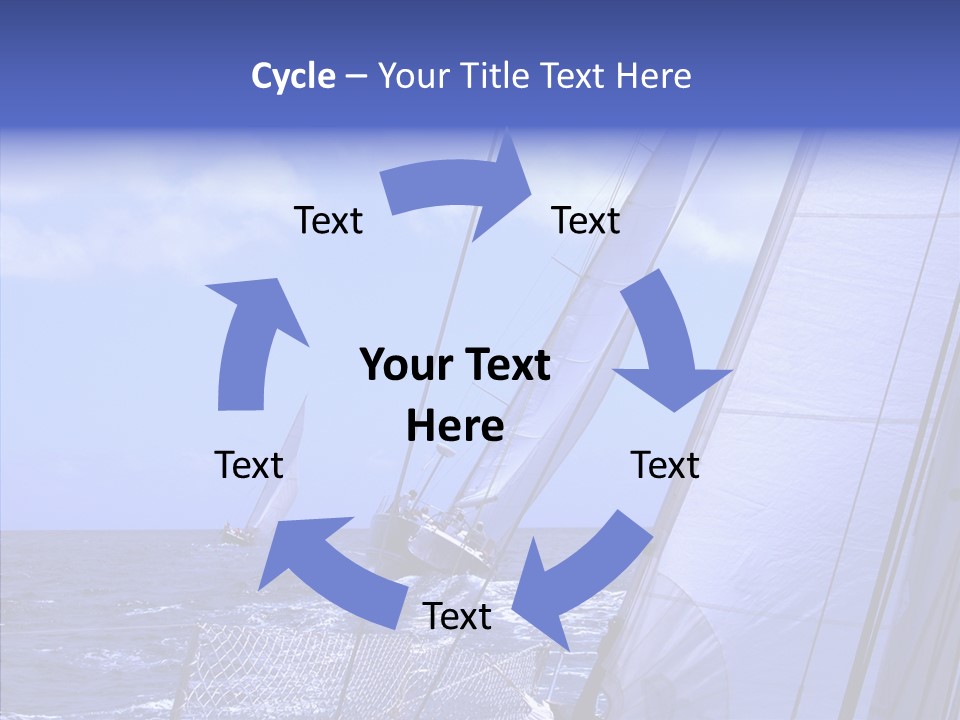 Trot Winch Sail PowerPoint Template