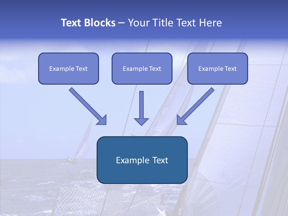 Trot Winch Sail PowerPoint Template